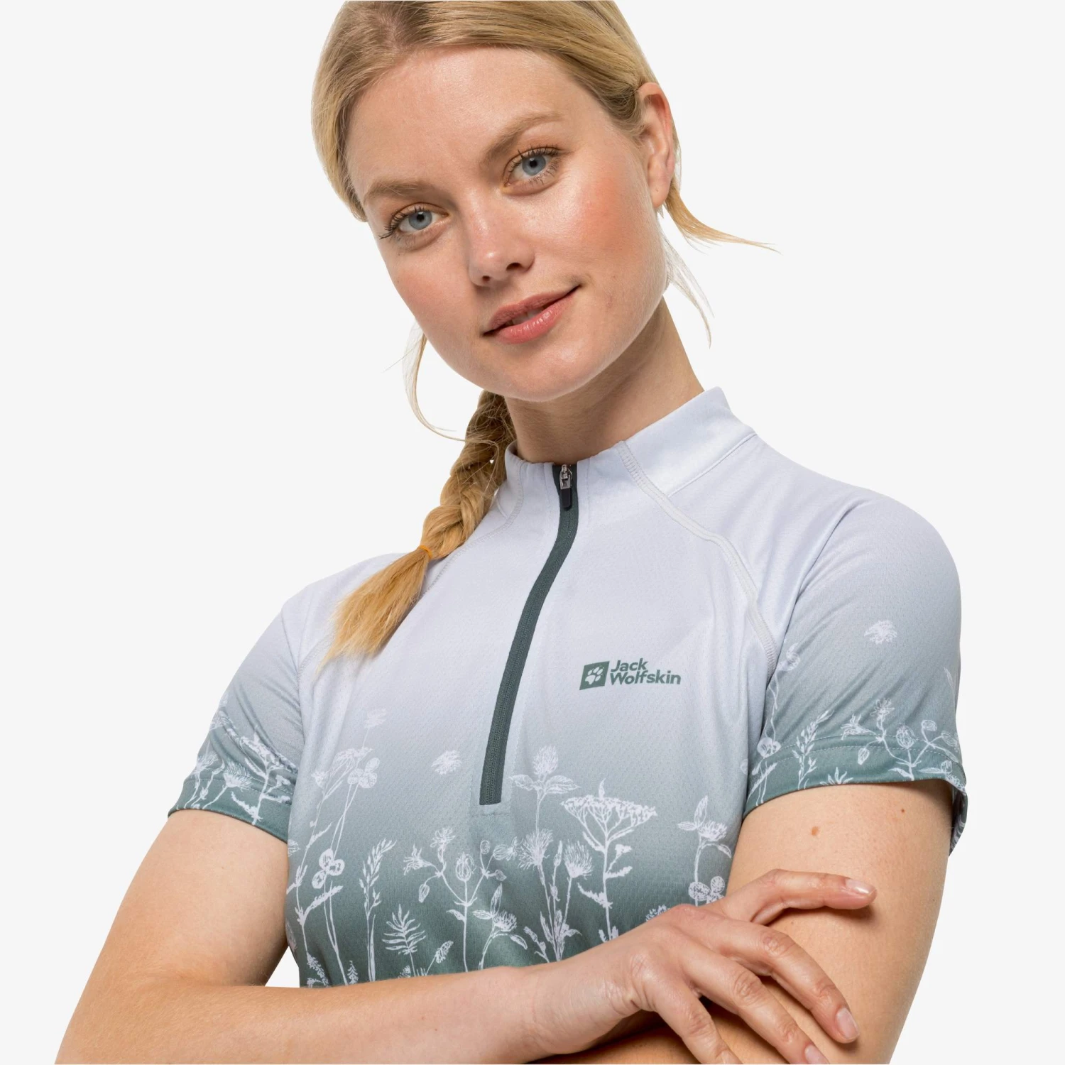 Jack Wolfskin MOROBBIA HZ PRINT T W Damen - Fahrradtrikot 6 Jack Wolfskin MOROBBIA HZ PRINT T W Damen - Fahrradtrikot – Bild 4